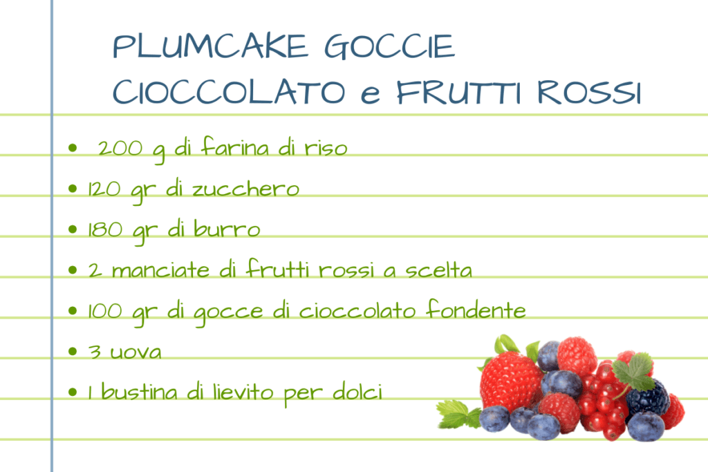 ingredienti plumcake